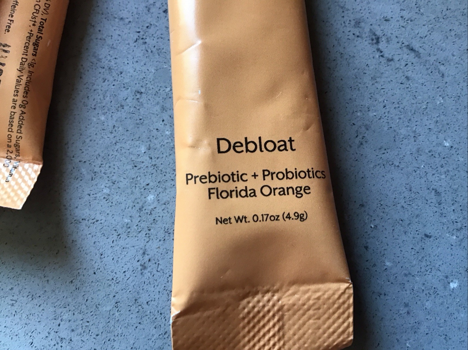 PROMIX Debloat Prebiotic Packets Florida Orange – 8 Individual Pkts Exp 9/26