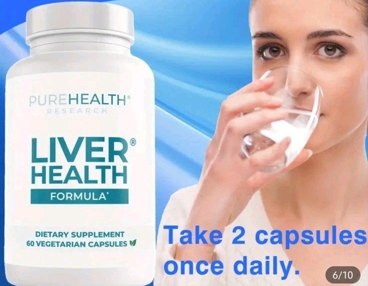 2 Pack Pure Health Liver Research – Liver Health Formula Support, 60 Caps/Bottle