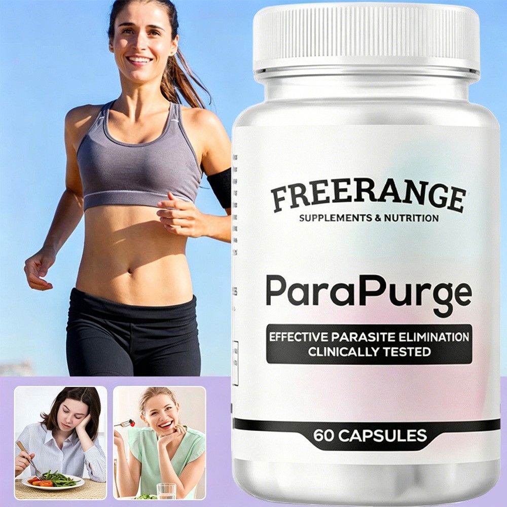 2 pack FreeRange ParaPurge Advanced Parasite Cleanser 60 Capsules