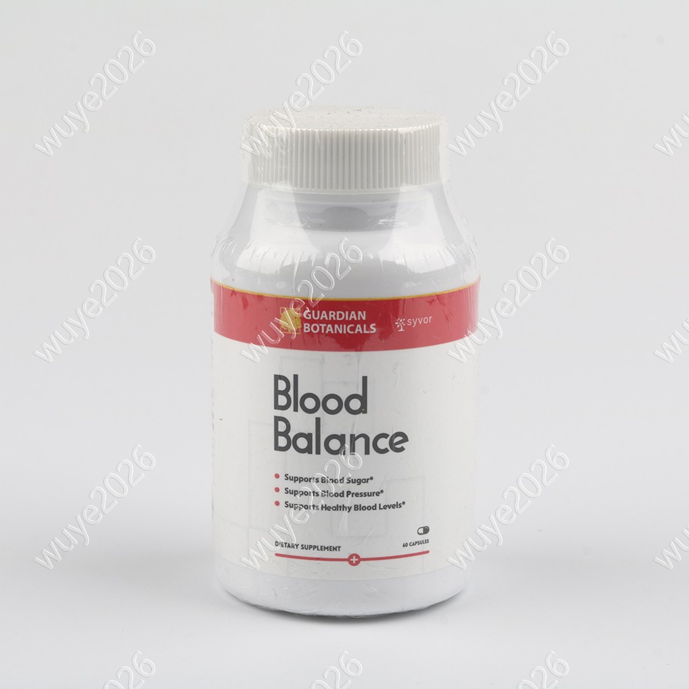 （1-5 pack）Guardian Botanicals Blood Balance Dietary Supplement – 60 Capsules-NEW