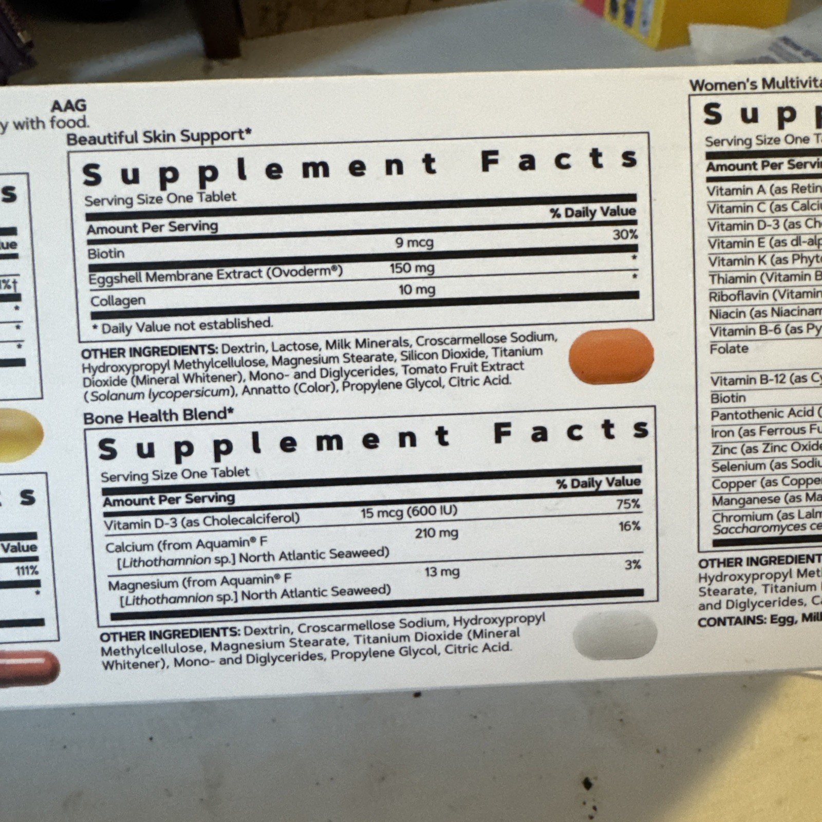 GNC Women’s 40+ Vitapak, Multivitamin, Stress & Bone Support, Skin Support, 5-in