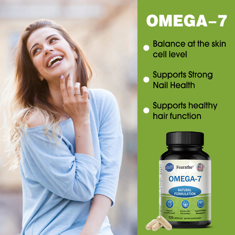 Omega 7 Fatty Acids – 900mg/serving – Natural Sea Buckthorn oil