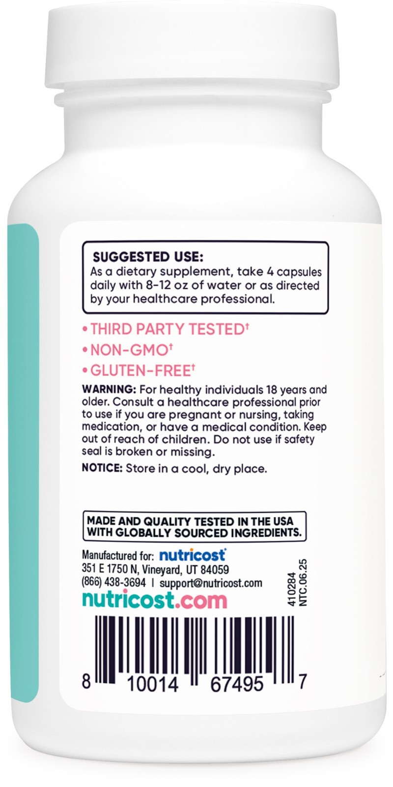 Nutricost Myo Inositol & D-Chiro Inositol for Women 2000mg, 120 Capsules