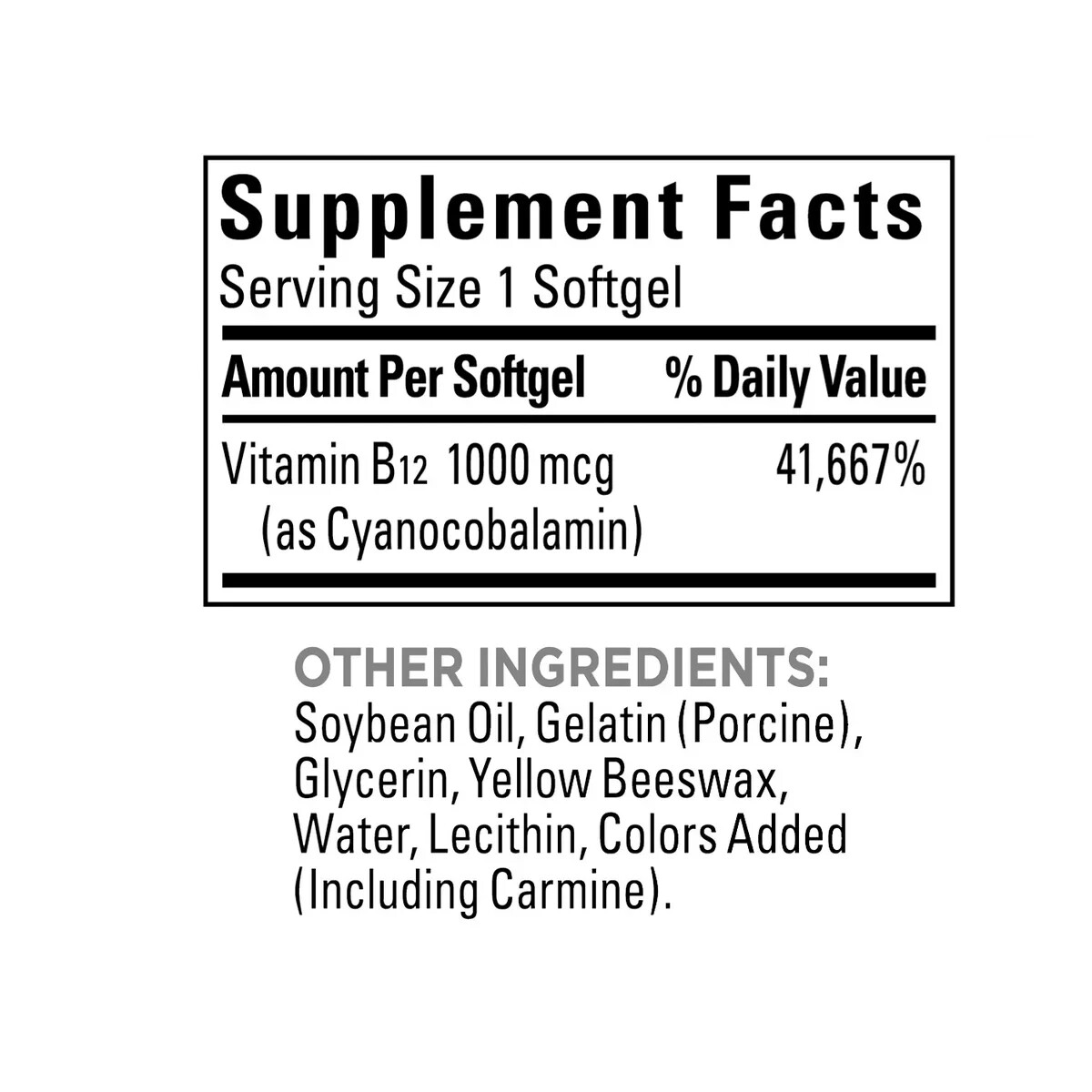 Nature Made Vitamin B12 1000mcg 400 Softgels Body Essential EXP 02/2026