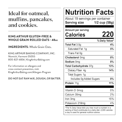 King Arthur Baking Company Gluten-Free & Whole Grain 32 Ounce (Pack of 1)