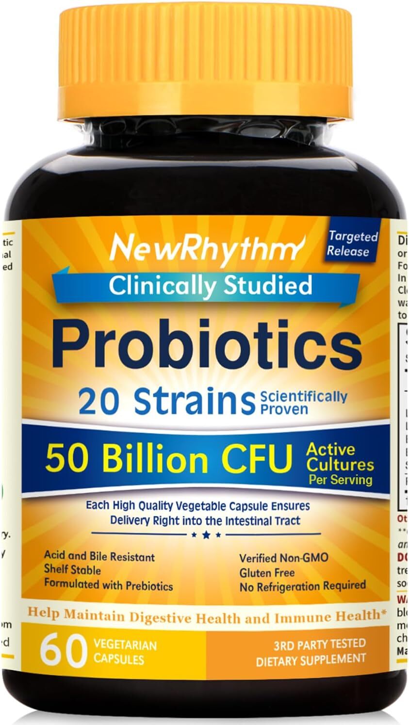 Probioticos 50 Mil Millones De Ufc 20 Cepas, 60 Capsulas Vegetales, Targeted…