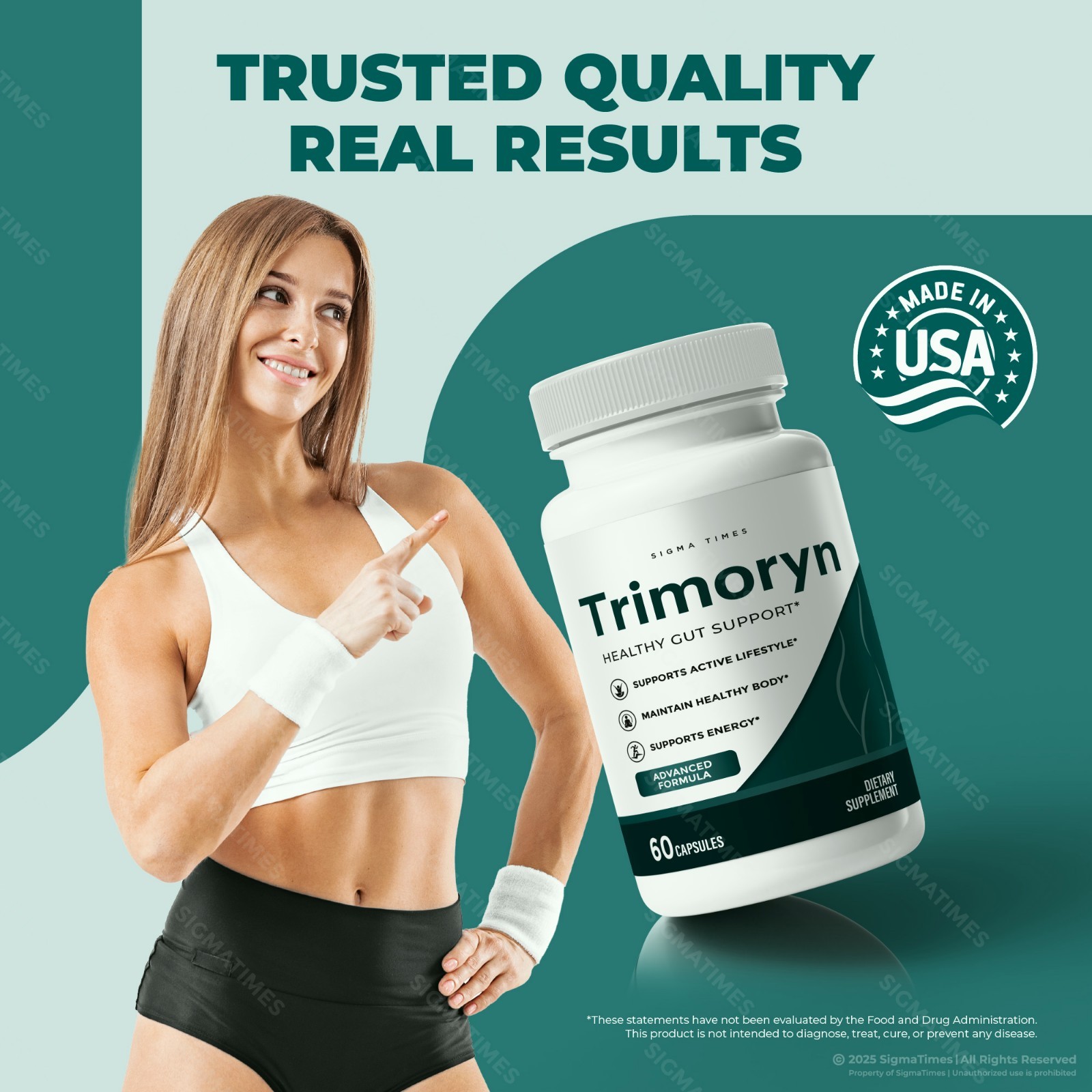 Trimoryn Capsules, Advanced Weight Loss Pills & Metabolism Support – 3 Pack