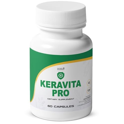 Nature’s NutriWave Keravita Pro Hair & Nail Supplement 60 Capsules Non-GMO