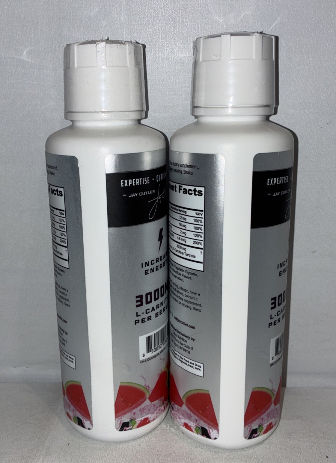 Lot Of 2-Cutler Carnitine 3000 Liquid / Sour Watermelon 16fl Oz Each
