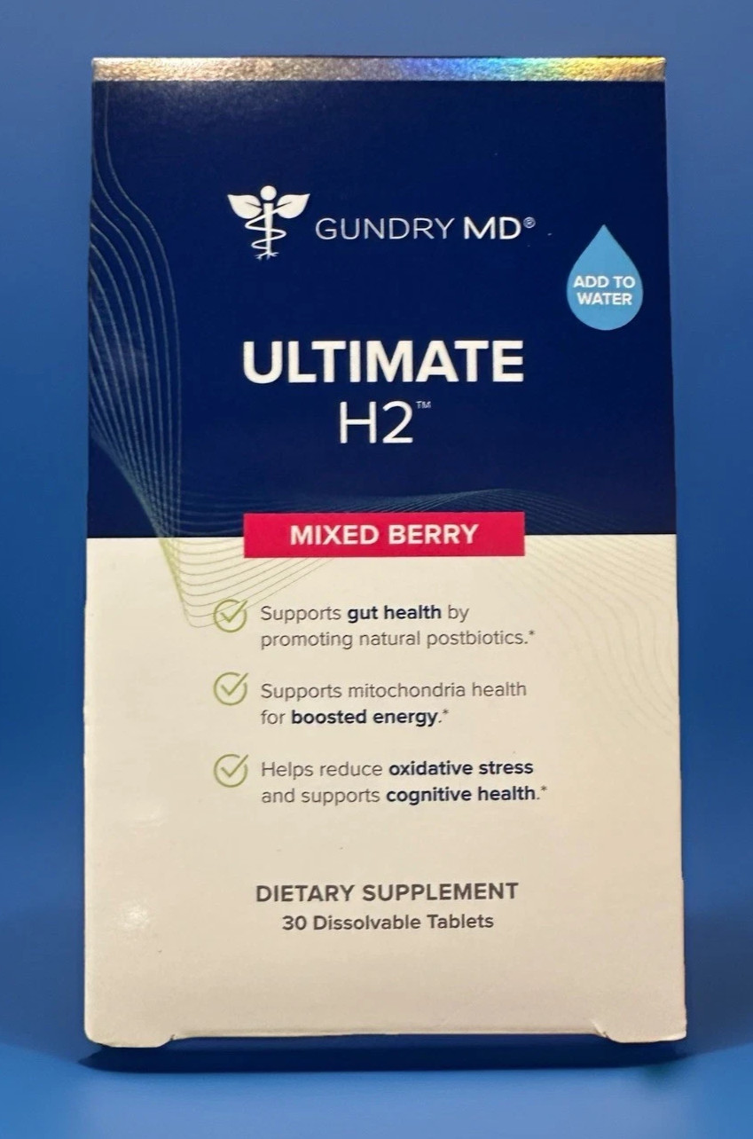 GUNDRY MD / ULTIMATE H2 / DIETARY SUPPLEMENT / 30 DISSOLVABLE TABLETS