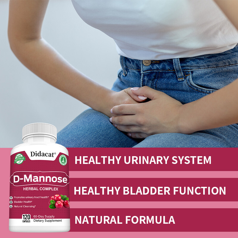 Urinary Tract Health 1000mg D Mannose w/ Cranberry Bladder Control Health