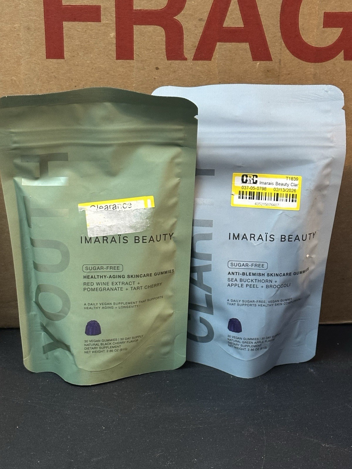 Imarais Beauty Youth Anti-Aging Gummies for Wrinkles, & Clarity Anti-Blemish