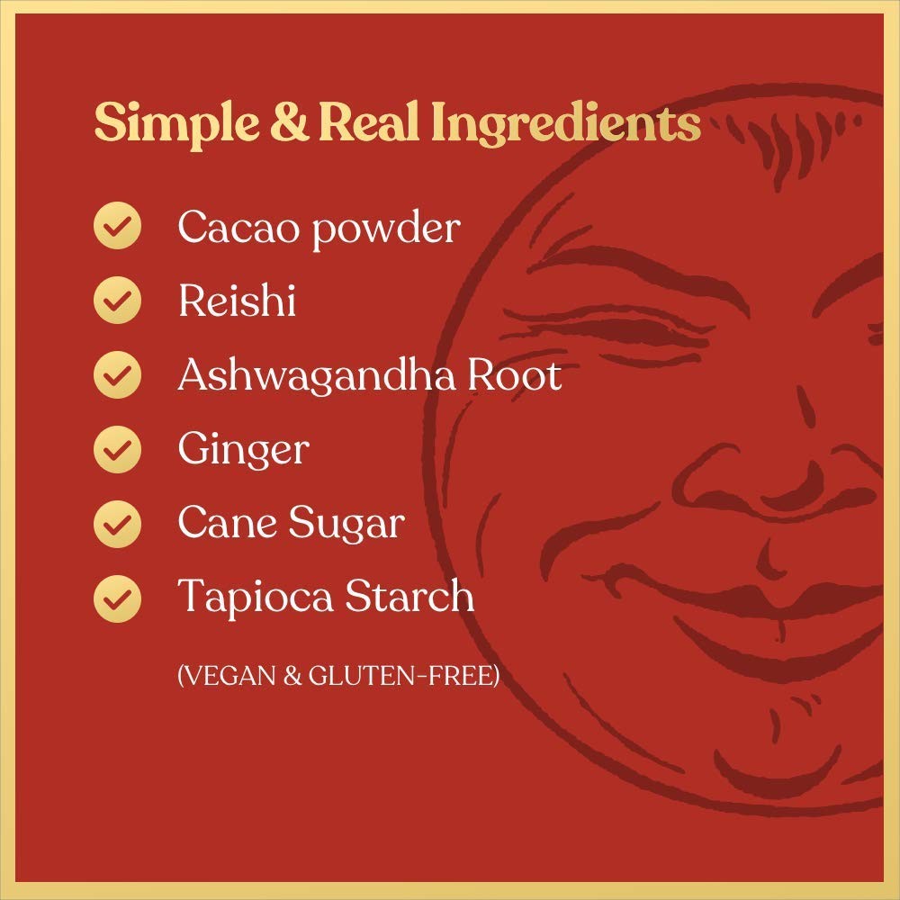 Calmer Cacao Adaptogenic Ginger Chews Dark Cacao Ashwagandha Stress Relief 2.5Oz