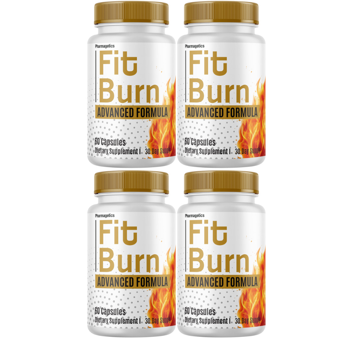 Fit Burn Advanced Formula Metabolism Energy Support Supplement (4 Bottles)