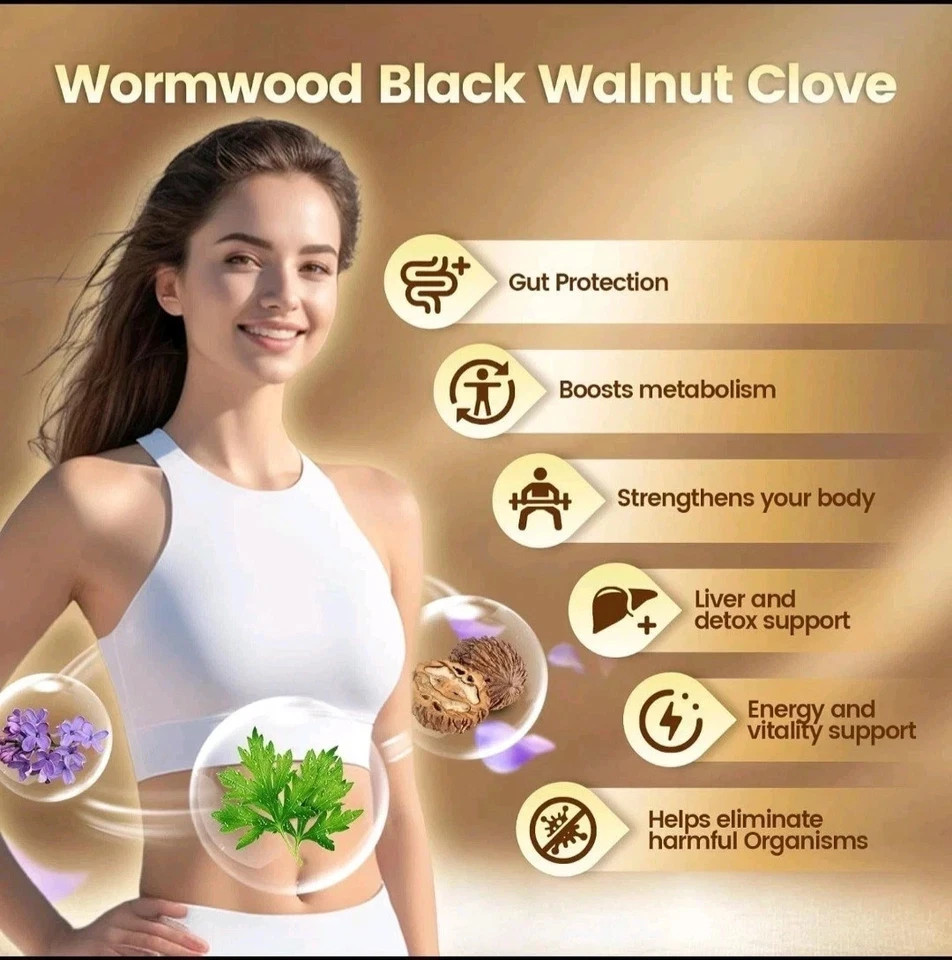 Vivonu Wormwood Black Walnut Cloves 480 Softgels FAST SHIPPING++–