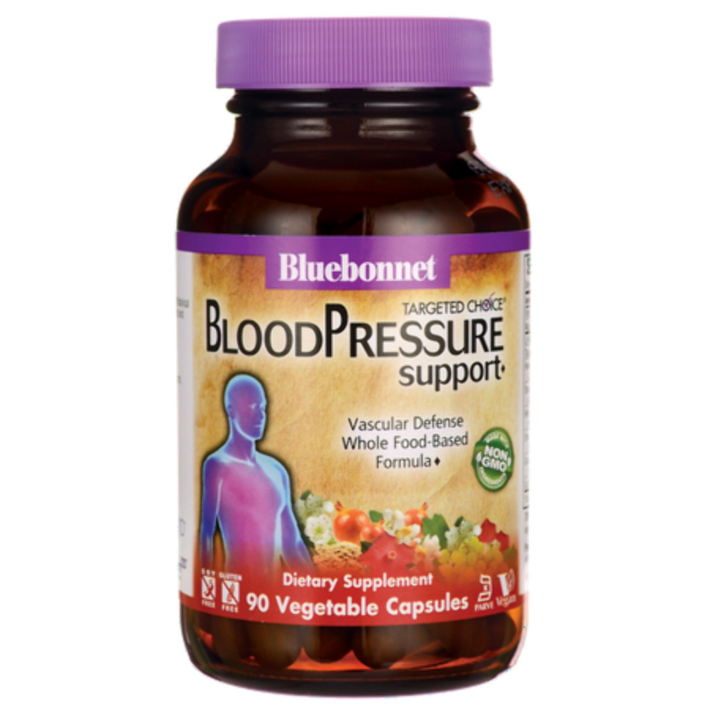 Bluebonnet – TARGETED CHOICE BLOOD PRESSURE SUPPORT 90 Veg Caps 05/28