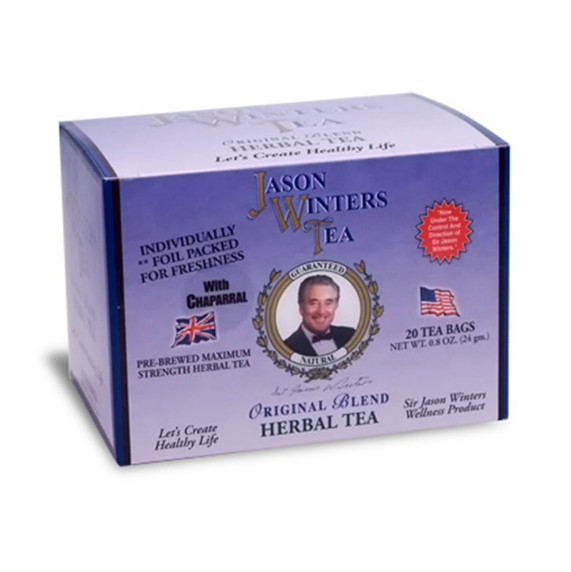 Jason Winters – Original Blend Tea with Chaparral – 20 Tea Bags