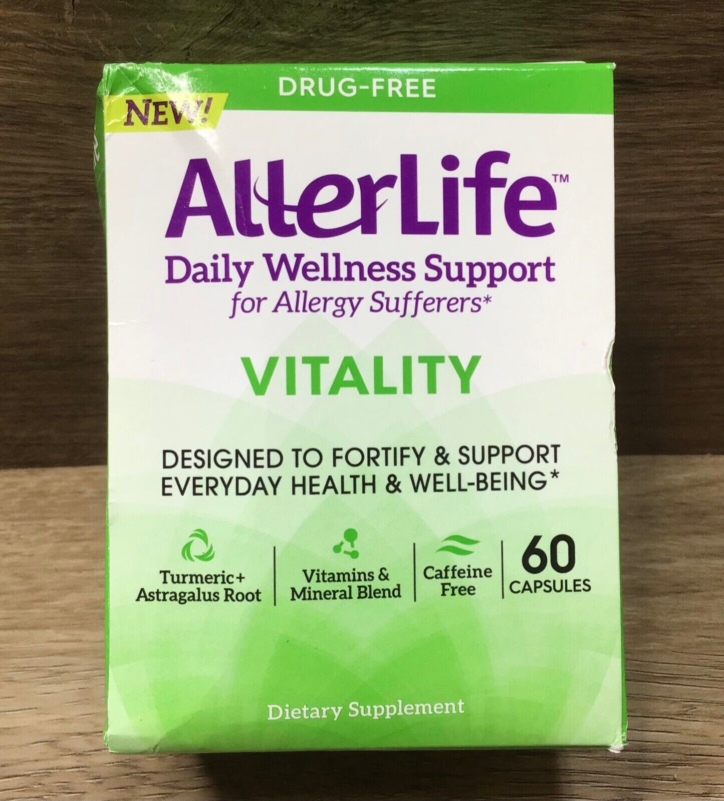 Vitality Capsules Daily Dietary Supplements Everyday Health & Well-Being WEAR