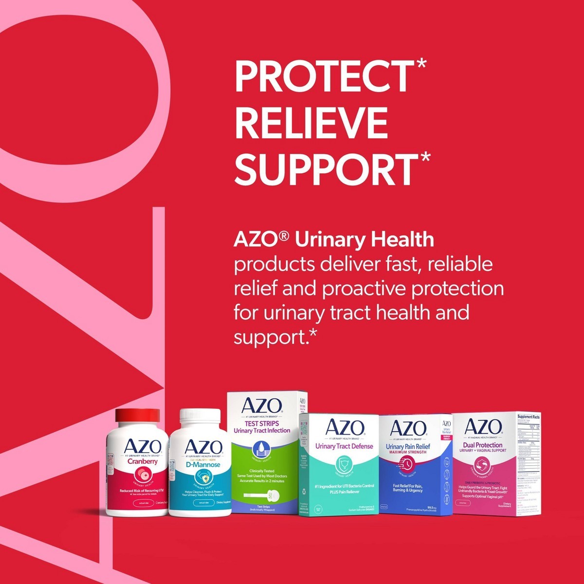 AZO Cleanse + Protect Cranberry Softgels for Urinary Tract Health – 120ct