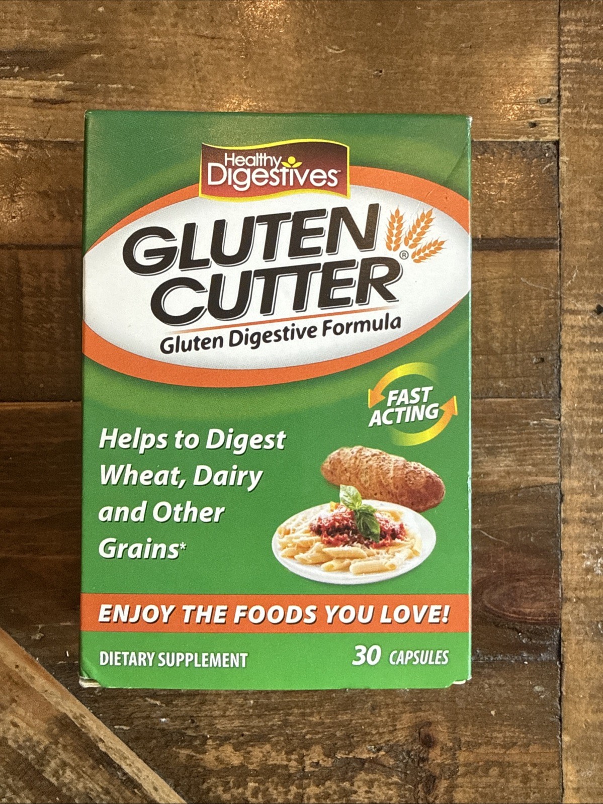 Healthy Natural Systems Gluten Cutter Vitamin Capsule- 30 Count Exp 02/28