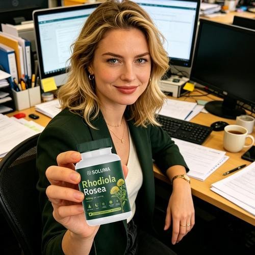Soluma Rhodiola Rosea, 400mg Per Serving With Bioperine, 60 Capsules (1Set)