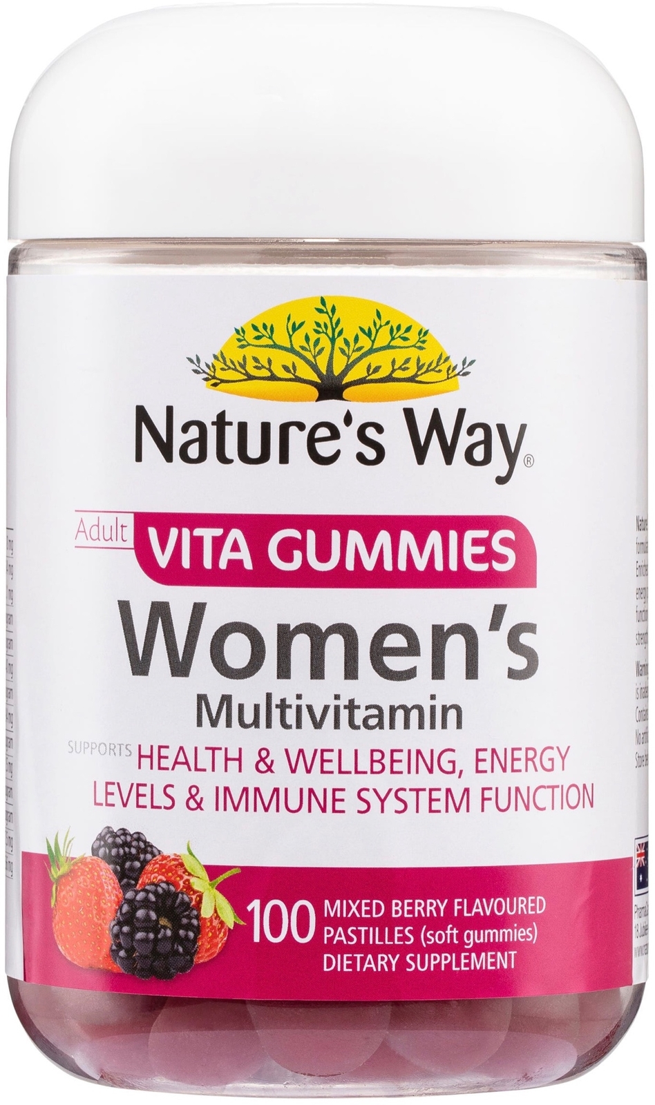 Women’s MultiVitamin 100 Adult Vita Gummies x 3 Pack Nature’s Way
