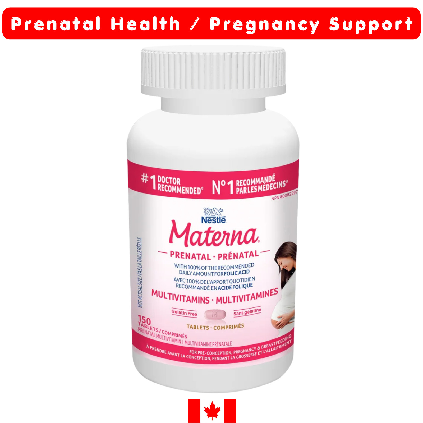 Nestle Materna Prenatal – Postpartum Vitamins Minerals Supplement 150 Tablets