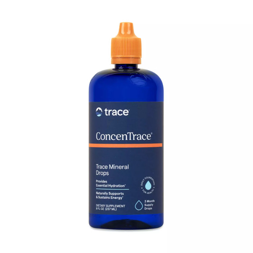 Trace Mineral ConcenTrace Mineral Drops Healthy Cells Energy 8 oz Exp 2027+