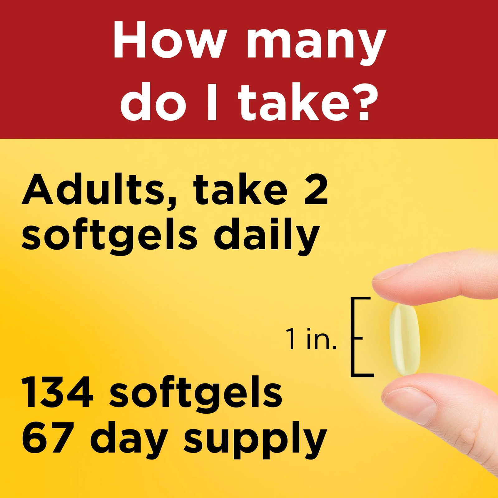 Fish Oil 2400Mg per Serving Softgels, Omega 3 Fish Oil Supplements, 134 Count