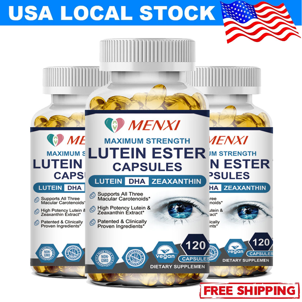 Lutein 20mg with Zeaxanthin 4mg, 360 Capsules, Eye Health Support Supplement