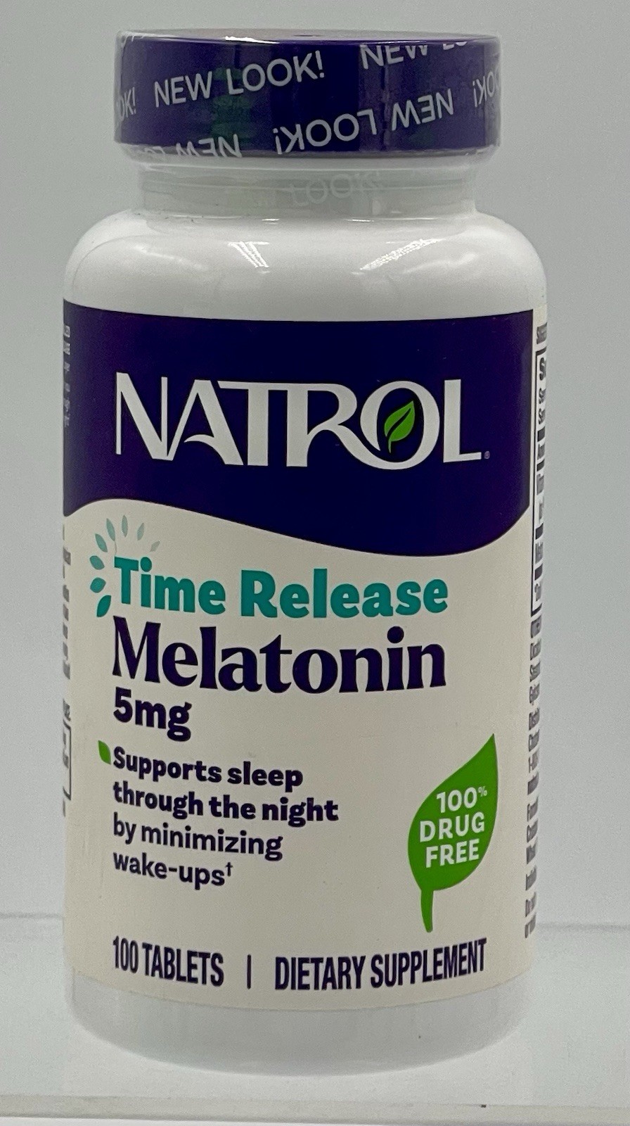 Lot of 2 Natrol Melatonin 5 mg Time Release 100 Tablets Sleep Aid EXP 06/28