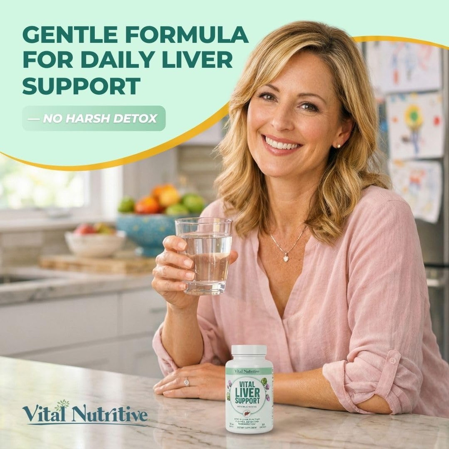 Vital Liver Support New Formula Liver Supplement and Liver Vitamin – 9-in-1 L…