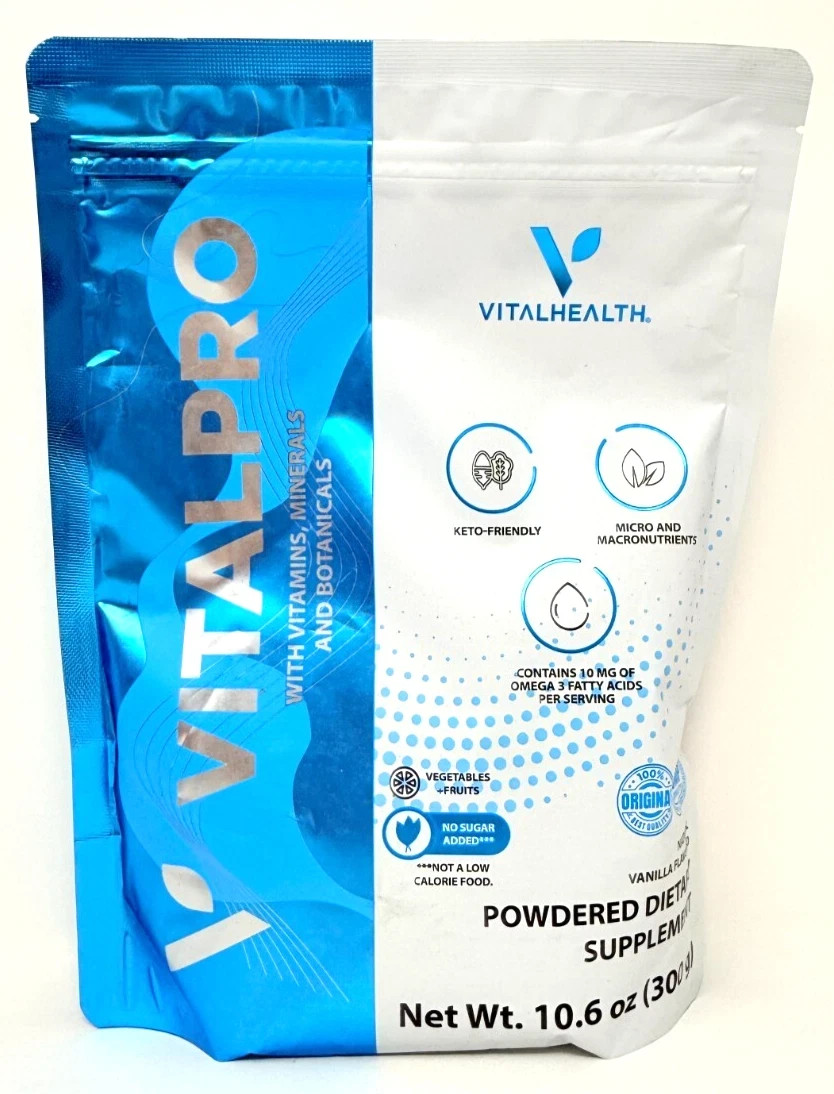 V-VITALPRO VitalHealth 10.6 oz Omega-3-Free Shipping Exp 8/2027