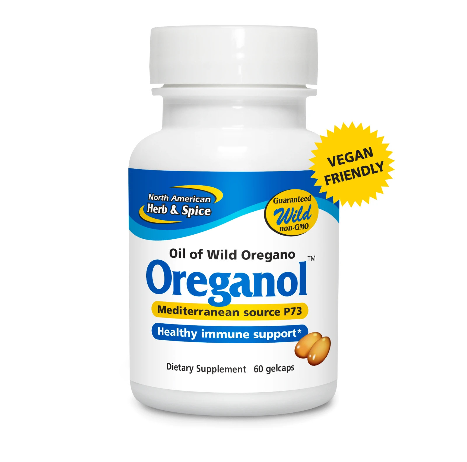 Oreganol P73 Gelcaps – Daily Use Oregano Oil – 60 gelcpas / EXP 05/28
