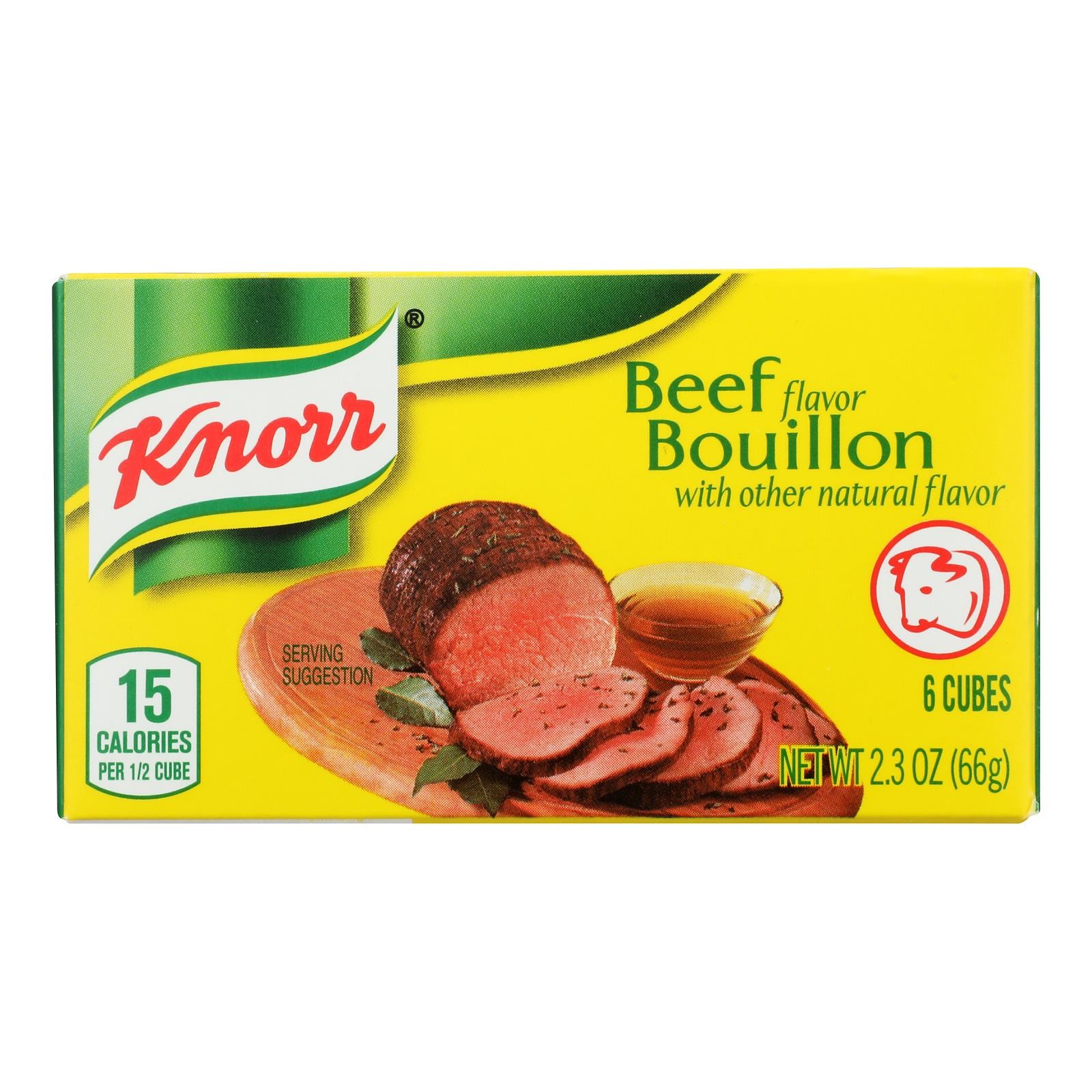 Knorr Bouillon Cubes – Beef – Extra Large – 2.3 oz – Case of 24