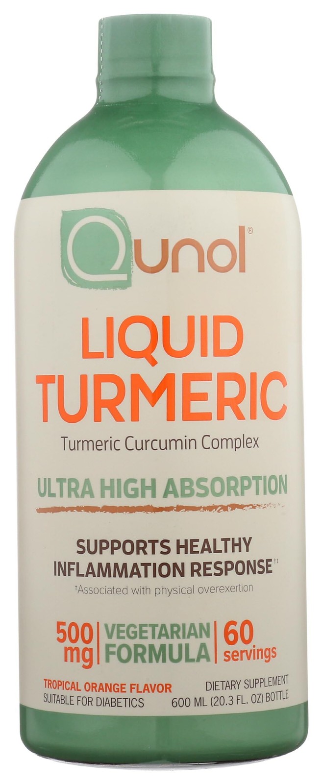 Qunol Liquid Turmeric Curcumin 500 mg Ultra High Absorption EXP 6/2026 NEW SHIP