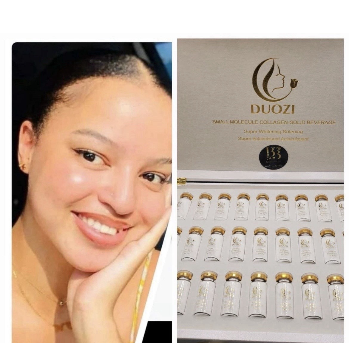 Glutathione collagen glow Duozi Small molecule Collagen Solid Drink ORIGINAL