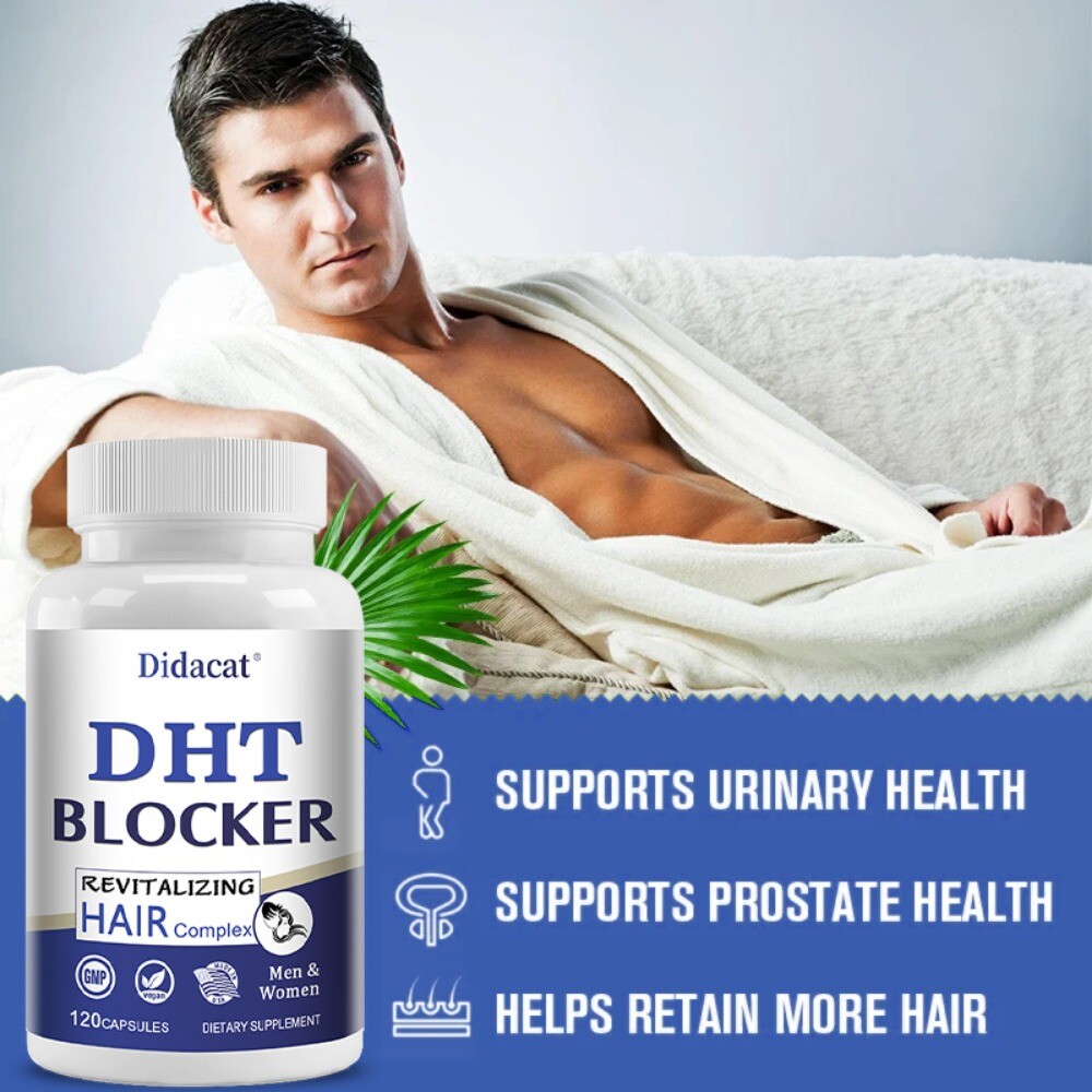 DHT Blocker – for Unisex, Anti-hair loss, biotin, healthy hair, nails and skin