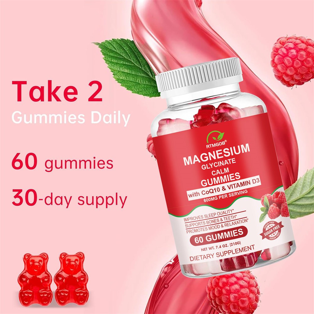 Magnesium Glycinate Gummies Vitamin C +Zinc – Immune Support for Seasonal Health