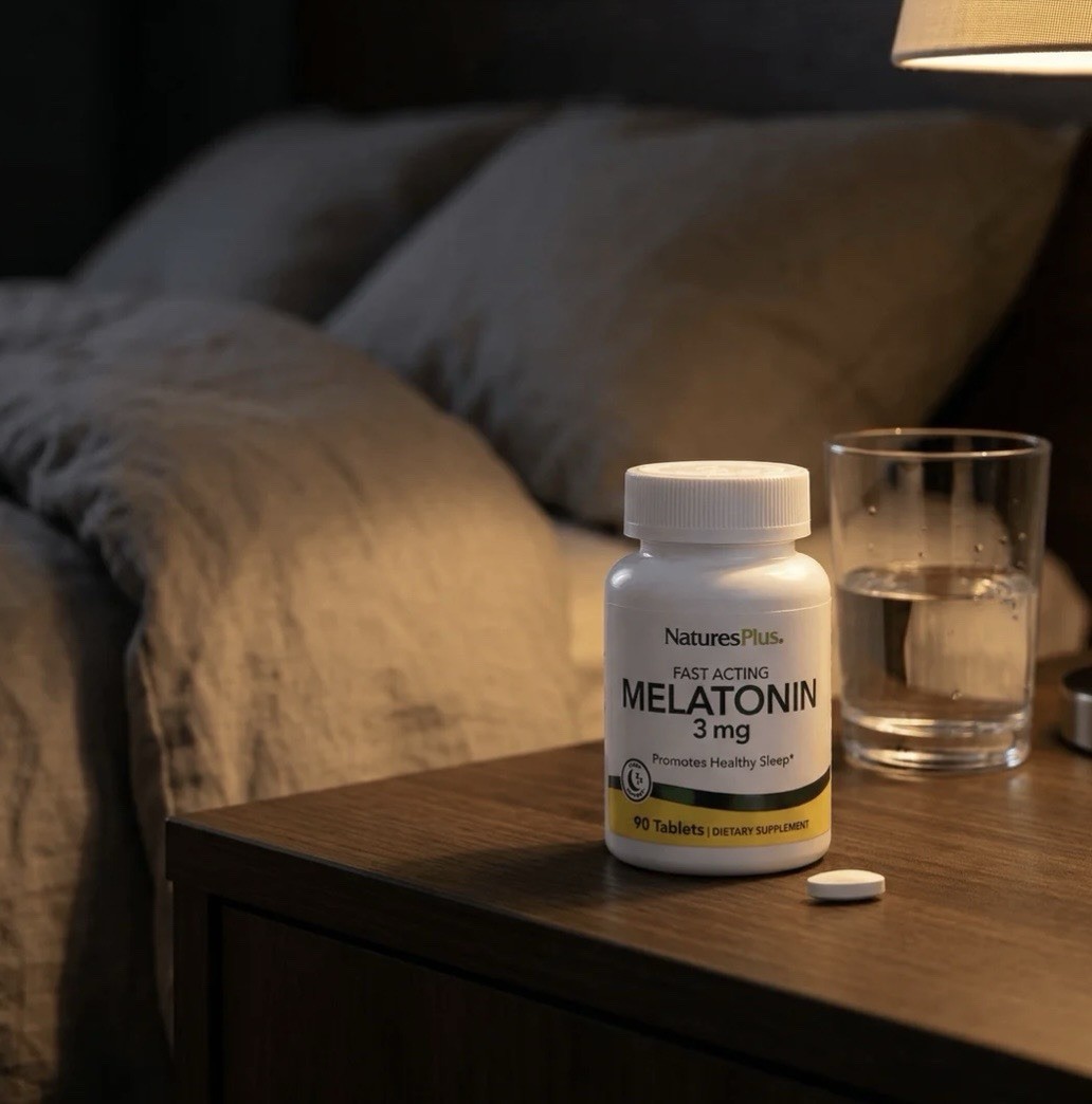 Natures Plus Melatonin 3 mg 270 Tabs- ( 3 Pack )Fast Acting 😴 Restful Sleep NEW