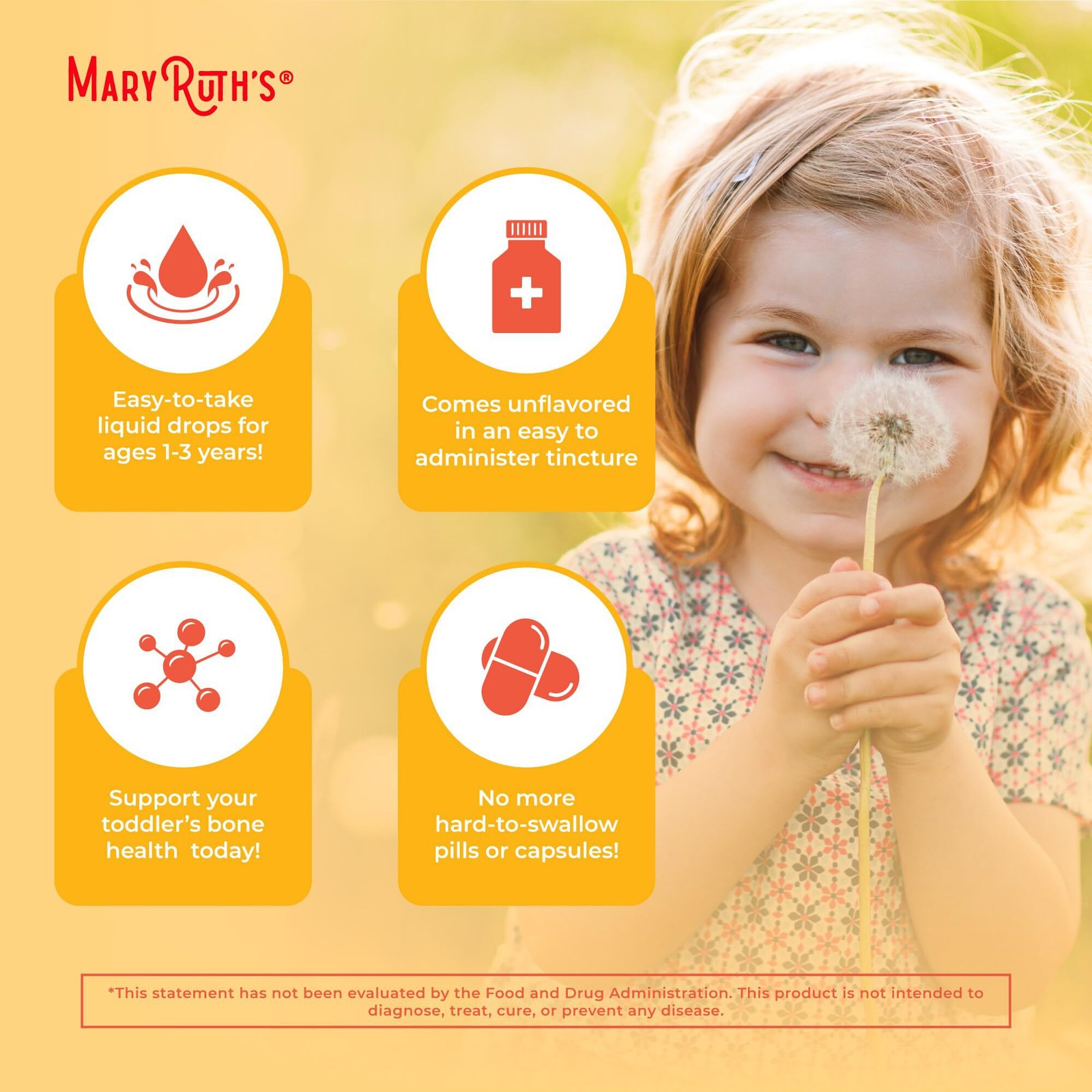 4/27 MARYRUTH’S Organics Vitamin D3 | Vitamin K2 | Vitamin D3 K2 Drops | 1 Fl Oz