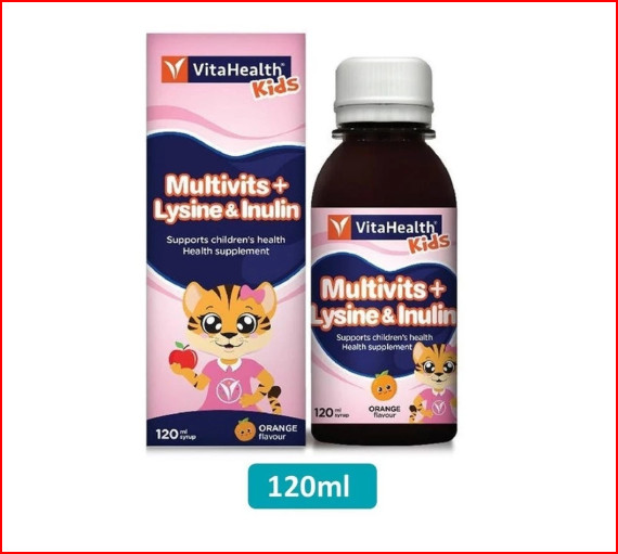 Vitahealth Kids Multivitamin Plus Lysin 120 ml Fast Shipping