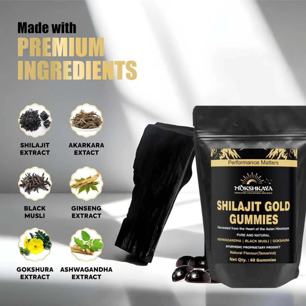 Pure 60 Gummies Gold Grade 85+ Trace Minerals & Natural Fulvic Acid F/S