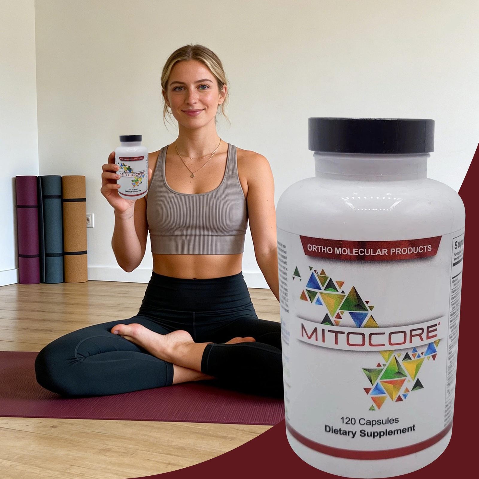 Ortho Molecular MITOCORE 120 capsules ! New