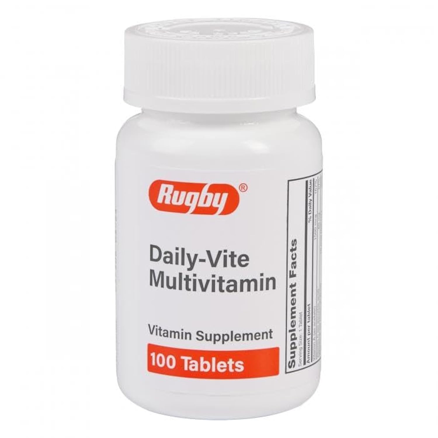 Rugby Daily Vite Multivitamin Pack of 2 100 Count Adult Supplement