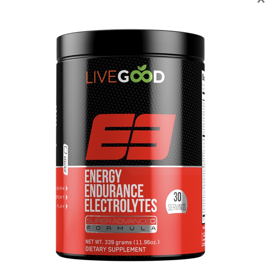 LiveGood E3 Energy Endurance Electrolytes Peak Performance Cellular 339g