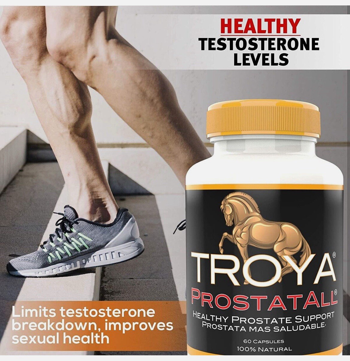 Troya Prostatall PROSTATE HEALTH salud para próstata *Saw Palmetto Plus*