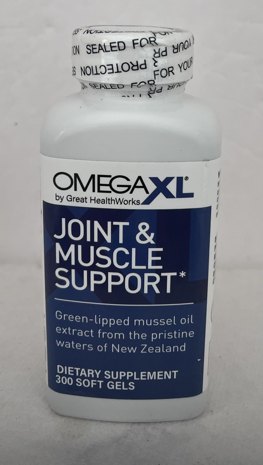 OmegaXL Joint Support Supplement – Natural Muscle 300 Soft Gels- Exp03/27
