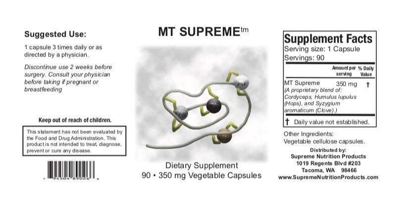 Supreme Nutrition Products Supreme Nutrition Mt Supreme 90 Pure Herbal