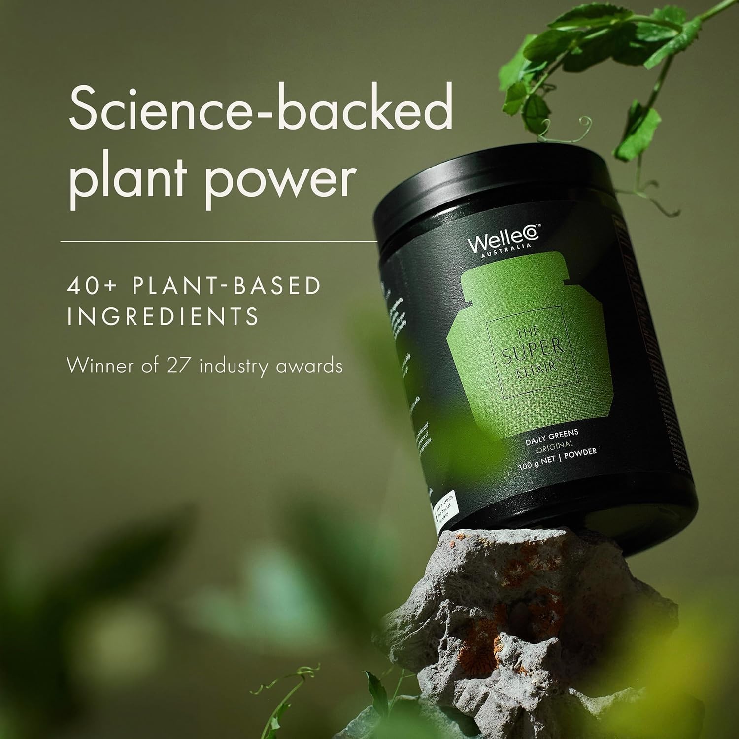 WELLECO AUSTRALIA THE SUPER ELIXIR DAILY GREENS PINEAPPLE & LIME FLAVOR